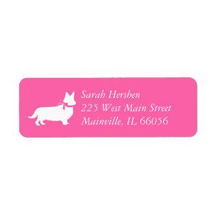 Corgi Dog Baby Shower Pink Girl