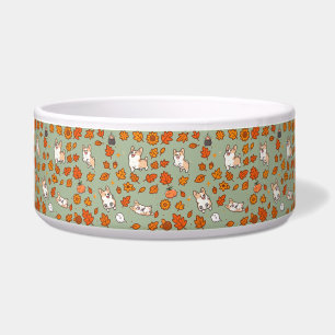 Corgi Dog Bowl Halloween Cute Kawaii Pet Lover