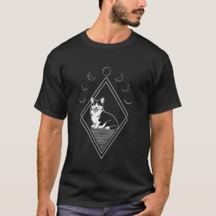 Corgi - Dog Breed Pet Moon Phases T-Shirt