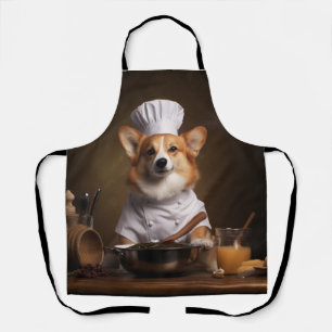 Corgi Dog Chef Apron
