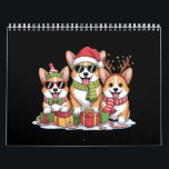 Corgi Dog Christmas Mum Dog Lover Holiday Gift Calendar<br><div class="desc">Corgi Dog Christmas Mum Dog Lover Holiday Gift</div>