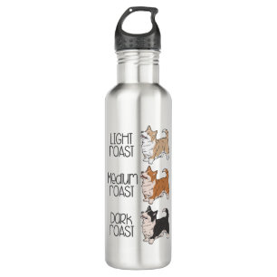 Corgi Dog & Coffee 710 Ml Water Bottle