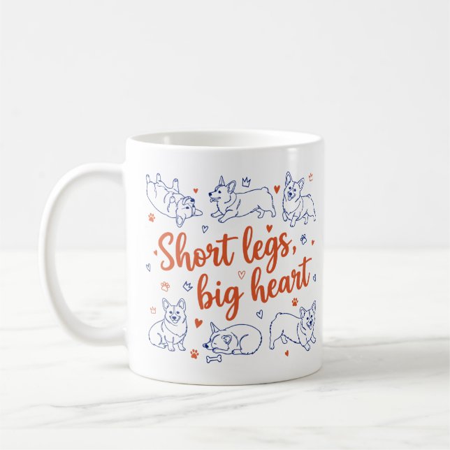 Corgi Dog  Coffee Mug (Left)