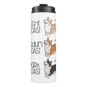 Corgi Dog & Coffee Thermal Tumbler