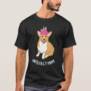 Corgi Dog Corgicorn Mum Unicorn Dog T-Shirt