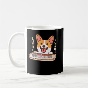 Corgi Dog Corgis Anime Corgi Lover Kawaii Sushi Ja Coffee Mug