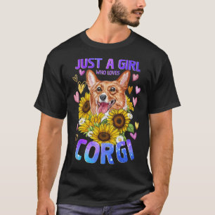 Corgi Dog Cute Puppy Girl Woman T-Shirt