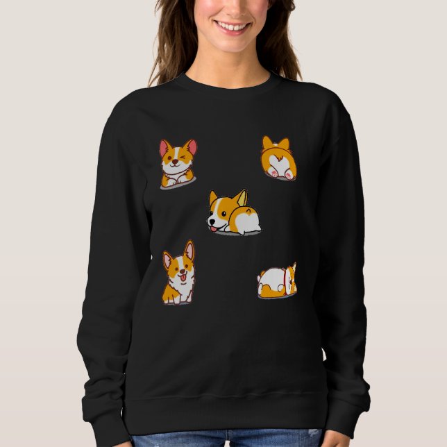 Corgi Dog Cute Sweatshirt (Front)