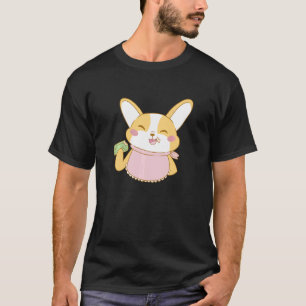 Corgi Dog Eating Tamales Mexican Food T-Shirt