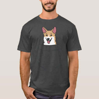 Corgi Dog In The Pocket Cute Dog Pocket Welsh Corg T-Shirt