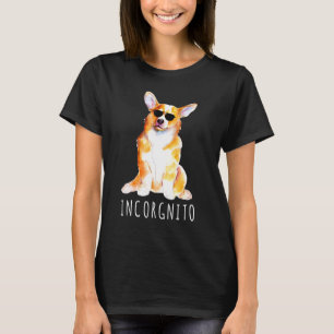 Corgi Dog Incorgnito With Aviator Sunglasses T-Shirt