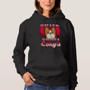 Corgi Dog Just A Girl Who Loves T 933 Hoodie