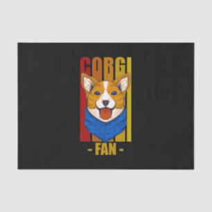 Corgi Dog Lover Gifts Womens Colourful Cool Dog Tissue Paper