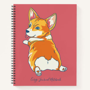 Corgi Dog Lover Journal Notebook