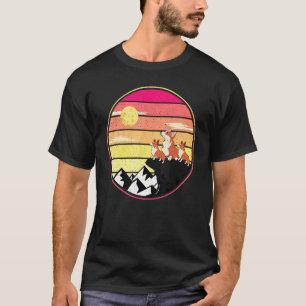 Corgi Dog Lover Tee Funny Three Corgi Moon Wolf Pa