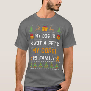 Corgi Dog Lovers Gifts Cute Dog Owner Ugly Christm T-Shirt