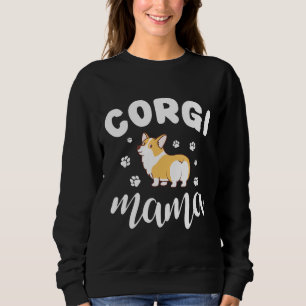 Corgi Dog Mom Women Men Kids Welsh Owner Long Sweatshirt