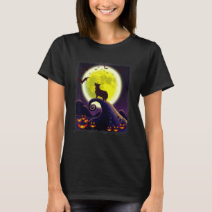 Corgi Dog Moon Pumpkin Halloween Costume Corgi Dog T-Shirt
