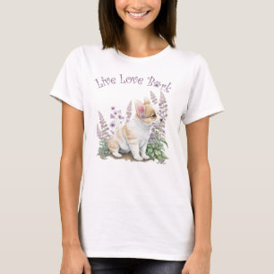 Corgi Dog Mum Floral T-Shirt