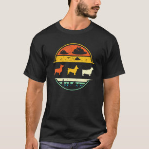 Corgi Dog Owner Cool Vintage Retro T-Shirt