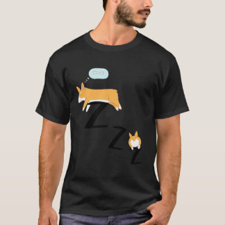 Corgi Dog Pajama Sleep T-Shirt