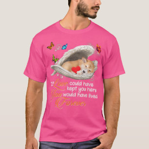 Corgi Dog Paw Love Loss of Dog Beautiful Pet Memor T-Shirt