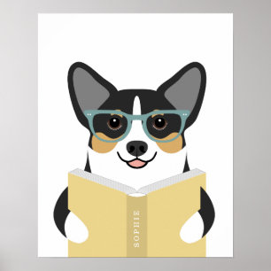 Corgi Dog Personalised Print
