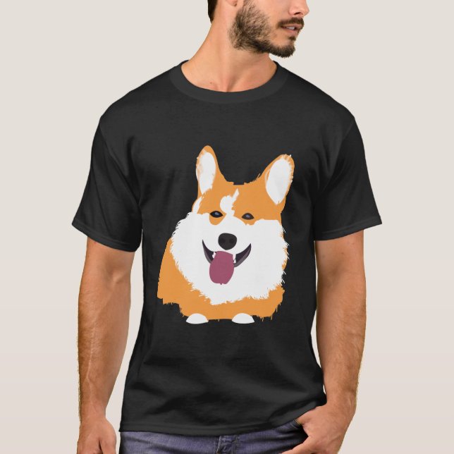 Corgi Dog Pet Animal  T-Shirt (Front)