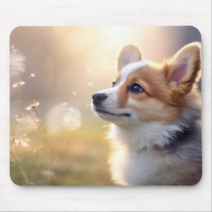 Corgi Dog Pet Animal Tranquil Peaceful Mouse Mat