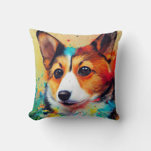 Corgi Dog Pet Cute Adorable Animal Companion Cushion
