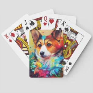 Corgi Dog Pet Cute Adorable Animal Companion Playing Cards
