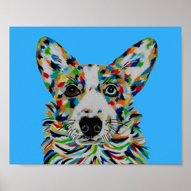 Corgi Dog Poster (Front)