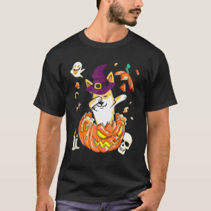 Corgi Dog Pumpkin Halloween Pumpkin Halloween T-Shirt