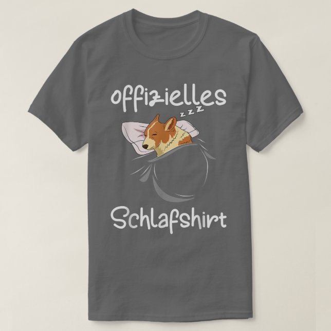 Corgi Dog Pyjamas Top Sleep  (Design Front)