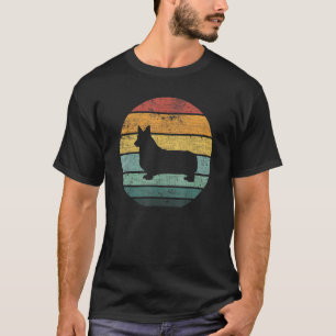 Corgi Dog Retro Vintage 70s 80s Style Breed Kennel T-Shirt