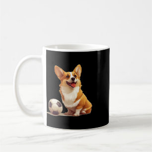 Corgi Dog Soccer Ball Sports Team Animal Men Women Coffee Mug