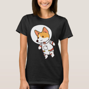 Corgi Dog T Astronaut Space For Men Women On Birth T-Shirt