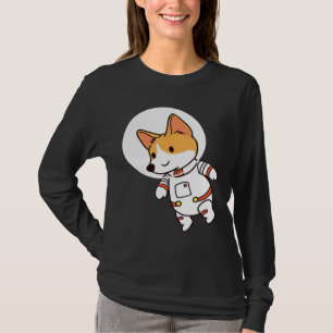 Corgi Dog T Astronaut Space For Men Women On Birth T-Shirt