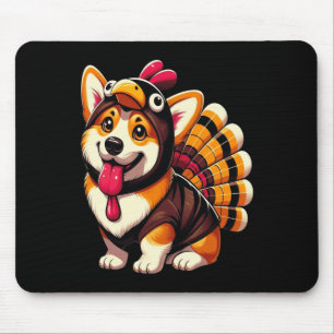 Corgi Dog Turkey Thanksgiving Costume Women Men Ki Mouse Mat