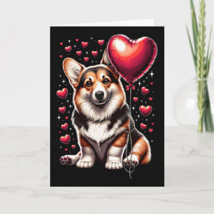 Corgi Dog Valentine's Day Dog Owner Valentine 1  Card