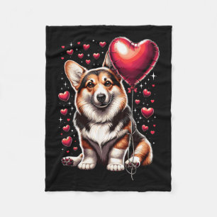 Corgi Dog Valentine's Day Dog Owner Valentine 1 Fleece Blanket
