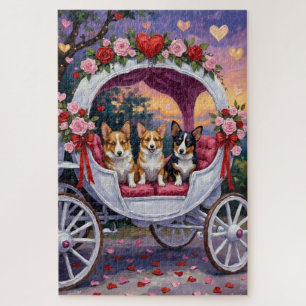 Corgi Dog Valentine's Day Jigsaw Puzzle