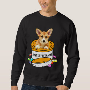 Corgi Dog Vintage For Boy Girl Dog Sweatshirt