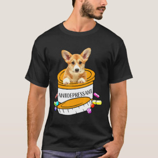 Corgi Dog Vintage For Boy Girl Dog T-Shirt