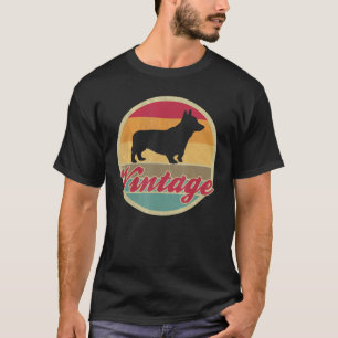 Corgi Dog Vintage Retro 70s 80s Style Men Women Pe T-Shirt
