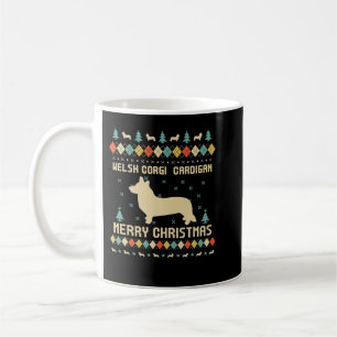Corgi Dog Welsh Corgi (Cardigan) Ugly Christmas Sw Coffee Mug