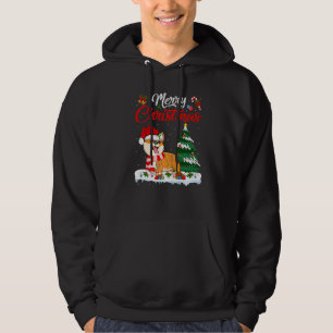 Corgi Dog Xmas Lighting Corgi Merry Christmas Hoodie