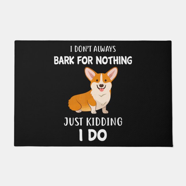 Corgi Doormat (Front)