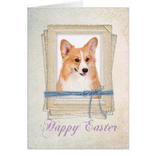 Corgi Easter Card