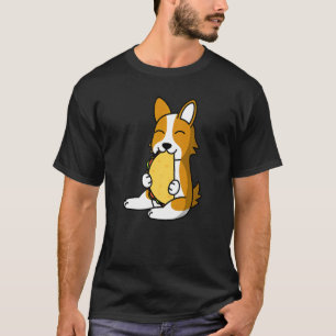 Corgi Eating A Taco Dog T-Shirt